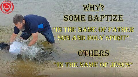 How must you be baptized?