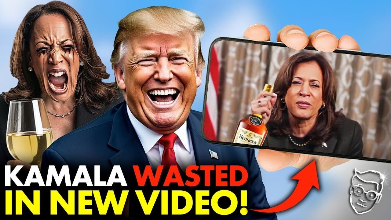 YIKES! Drunk, Unrecognizable Kamala Harris Goes On Slurring, Bleary-Eyed Video RANT!!!