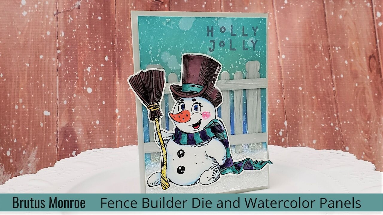 Frosty Handmade Christmas Card