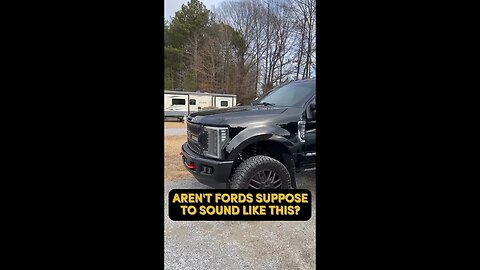 Unusual noise