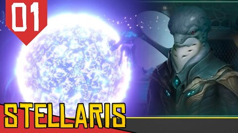 FEUDALISMO TEOCRATA AQUÁTICO ESPACIAL - Stellaris Overlord #01 [Gameplay PT-BR]