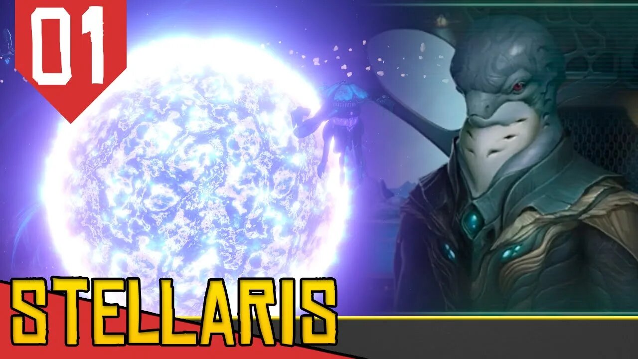 FEUDALISMO TEOCRATA AQUÁTICO ESPACIAL - Stellaris Overlord #01 [Gameplay PT-BR]