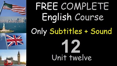 Talking about leisure time - Lesson 12 - FREE and COMPLETE English Course for the Whole World