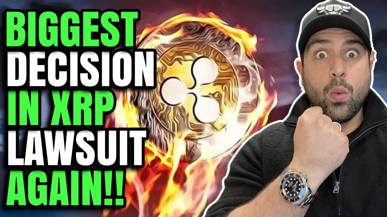 🤑 BIGGEST DECISION IN (XRP) RIPPLE LAWSUIT AGAIN! | 100K SUBSCRIBERS GIVEAWAY | UTILITY QNT, XLM 🤑