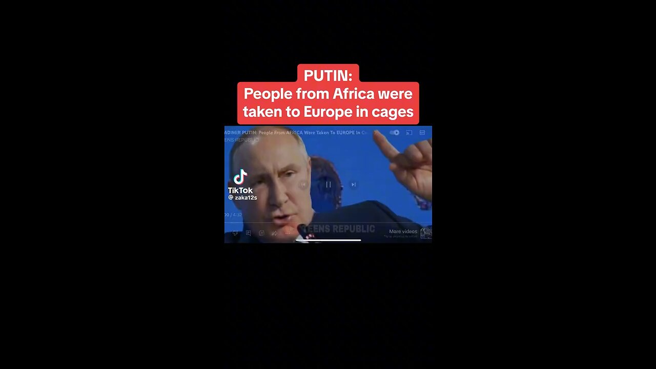 Putin Speech On Oppression