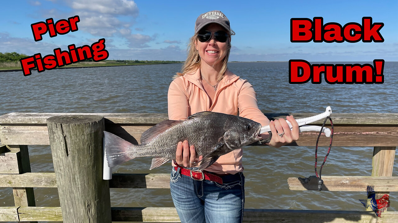 Family Pier Fishing on Sabine Lake for Black Drum