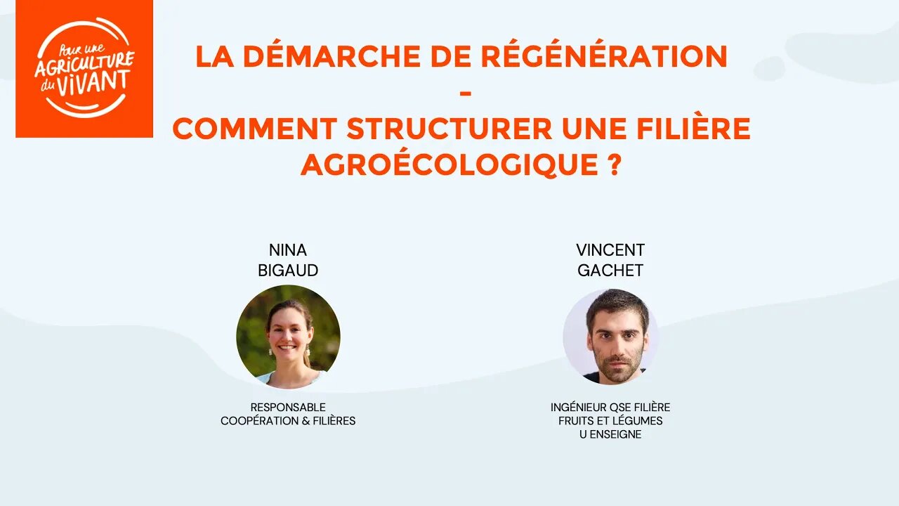 Comment structurer une filière agroécologique ?