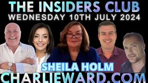 SHIEILA HOLM JOINS CHARLIE WARD INSIDERS CLUB 10TH JULY 2024 WITH MAHONEY, PAUL BROOKER & DREW DEMI