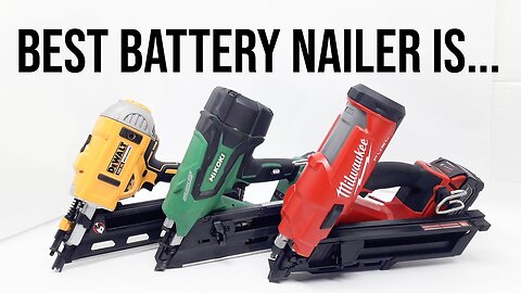 Dewalt Vs Metabo Vs Milwaukee Cordless Framing Nailer Comparison