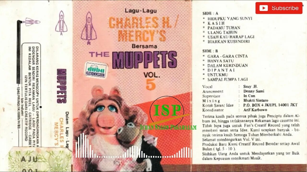 NOSTALGIA TEMBANG KENANGAN LAWAS - ALBUM the MUPPETS & the MERCYS - INGAT KENANGAN MASA LALU .