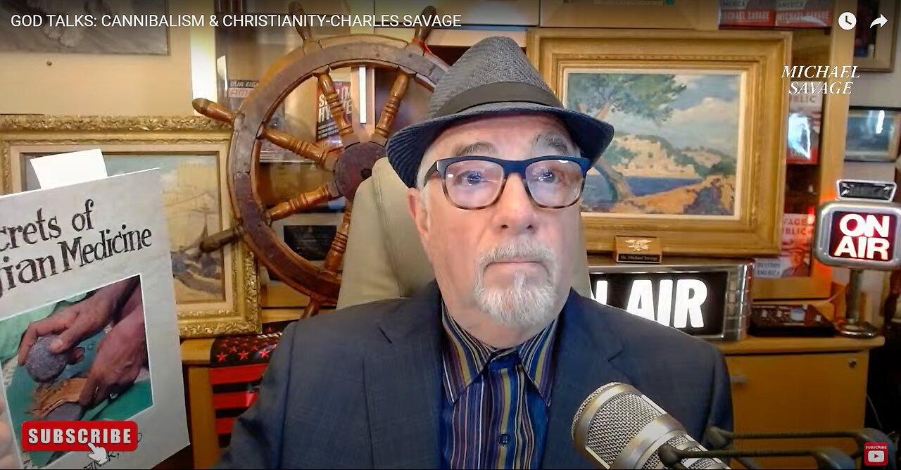 GOD TALKS: CANNIBALISM & CHRISTIANITY - CHARLES SAVAGE