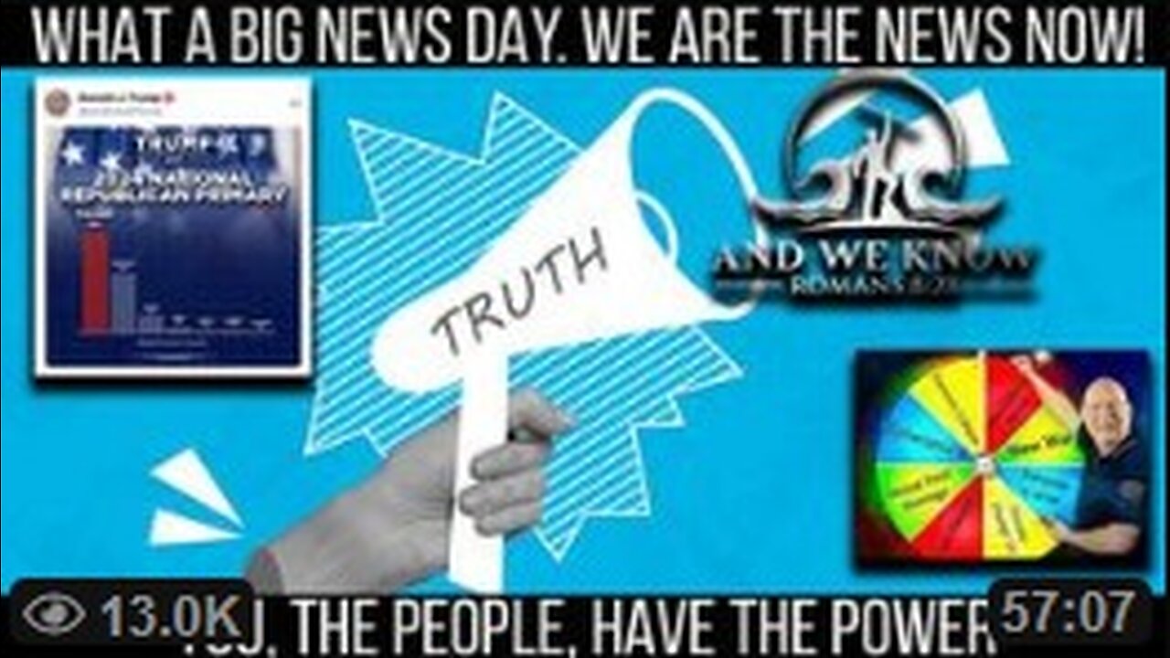 1.19.23- We ARE the NEWS NOW, WEF fear exposure, NZ shock, Waking up. PRAY!