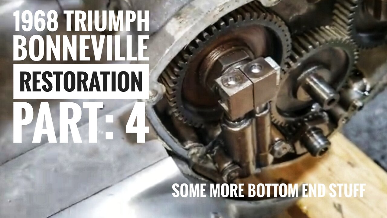 1968 Triumph Bonneville restoration Part 4, Some more bottom end stuff