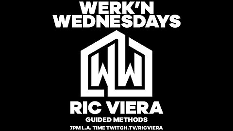 Ric Viera - Werk'n Wednesdays EP 087 - Live House Music (09/21/2022)