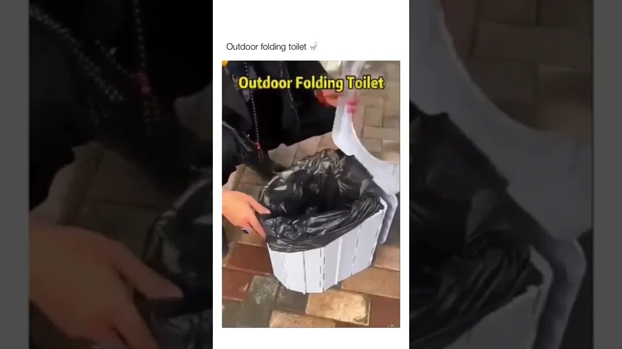 OutDoor Folding Toilet #shorts #toilet #funny