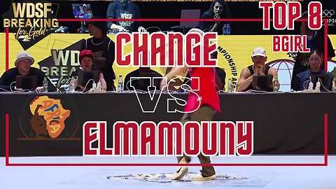 BGIRL CHANGE VS BGIRL ELMAMOUNY | TOP 8 | 1 VS 1 | WDSF BREAKING CHAMPIONSHIP AFRICA 2023