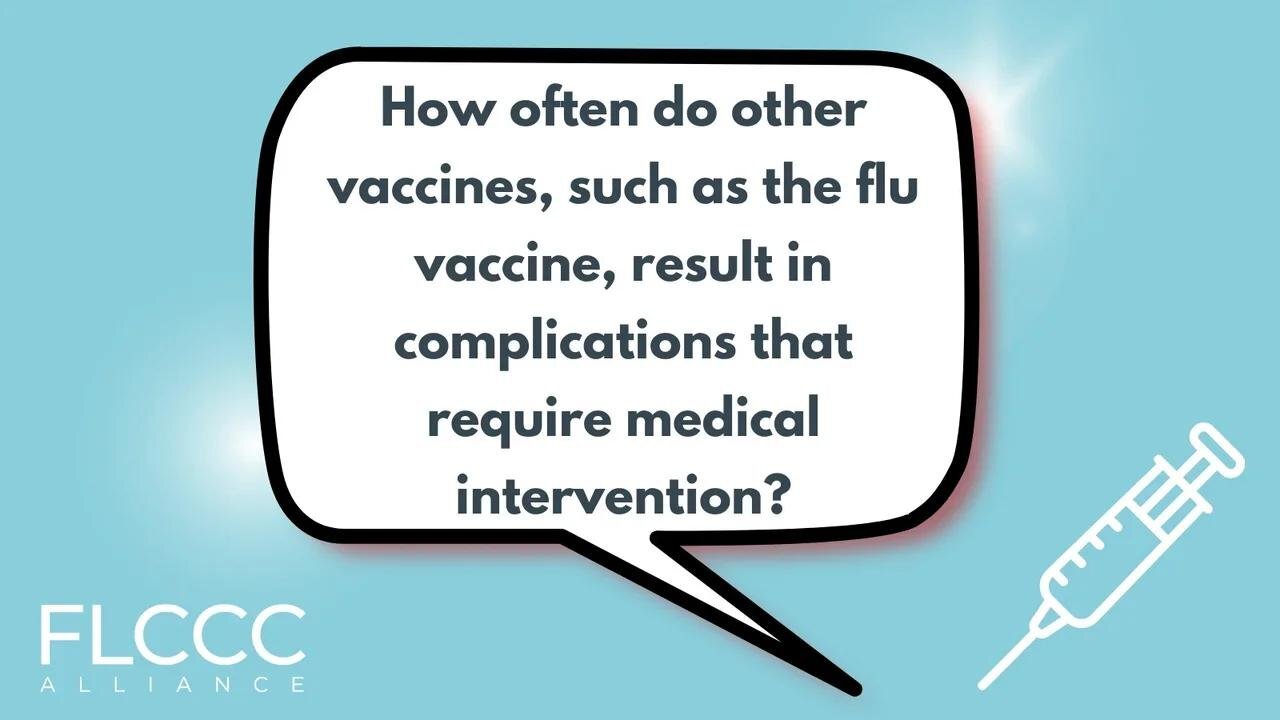 How often do other vaccines, such as the flu vaccine, result in complications that require medical intervention?