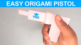 How To Make an Origami Pistol - Easy And Step By Step Tutorial