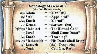 GENESIS Chapter 5 Verses 1-32