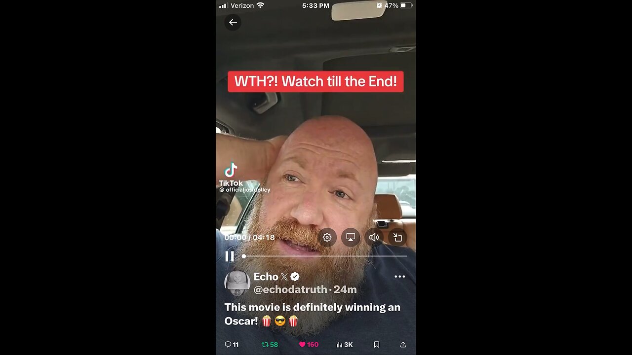 This movie is definitely winning an Oscar! 🍿😎🍿