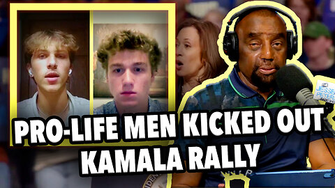 PRO-LIFE MEN KICKED OUT OF KAMALA RALLY | JLP