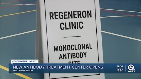 Antibody treatment site in Palm Beach County experiences long wait times