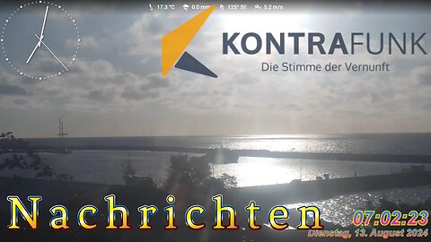 Nachrichten im Kontrafunk 13.08.2024 – 07:00 Uhr #glaubewenig, #hinterfragealles, #denkeselbst