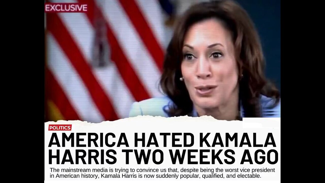 America (including the Left) Hated Kamala 2 weeks ago.