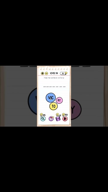 Brain Test Tricky Puzzles Level 59 Help me achieve victory!