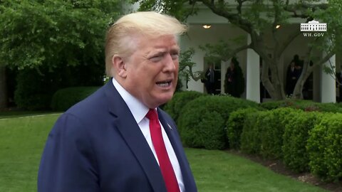 President Trump Delivers Remarks Upon Departure