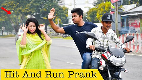 ''Hilarious Hit And Run Prank.**