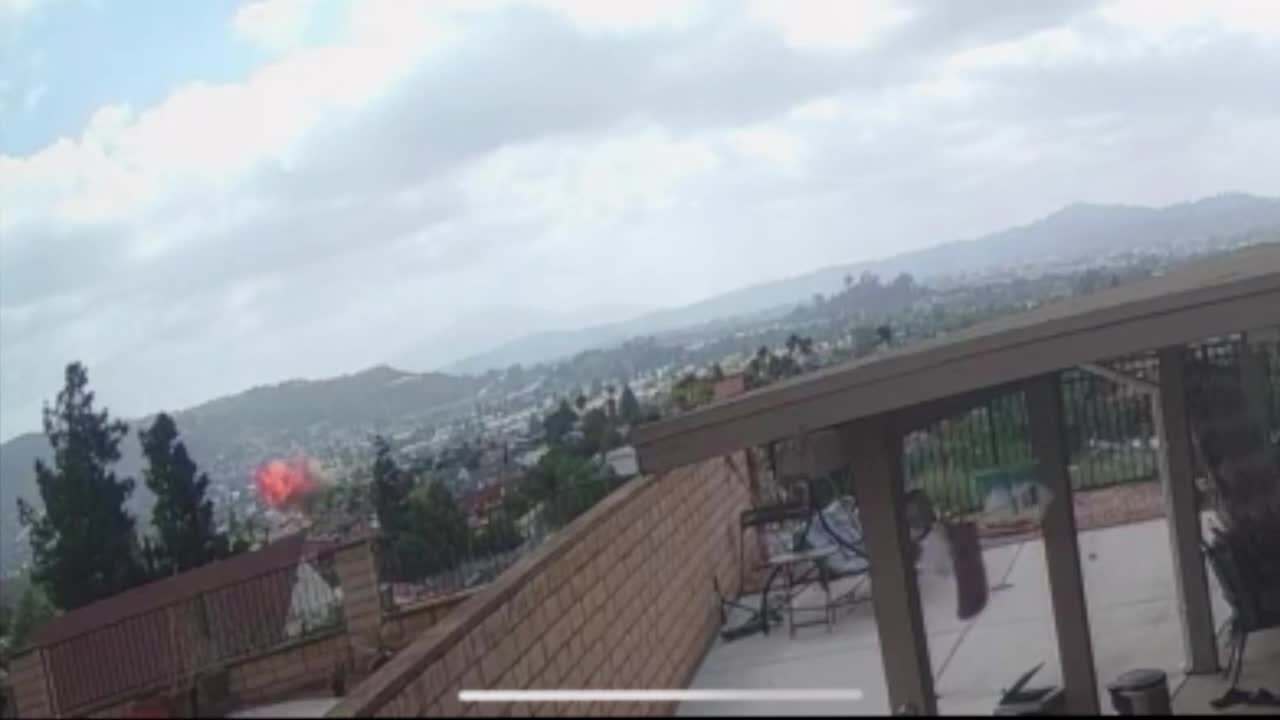 Video shows moment of Santee plane crash