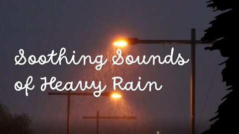 Heavy Rain Falling