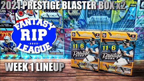 12 Channel Fantasy Battle with Football Cards | FRL Week 1 - 2022 Prestige Blaster Box 🔥CASE HIT🔥