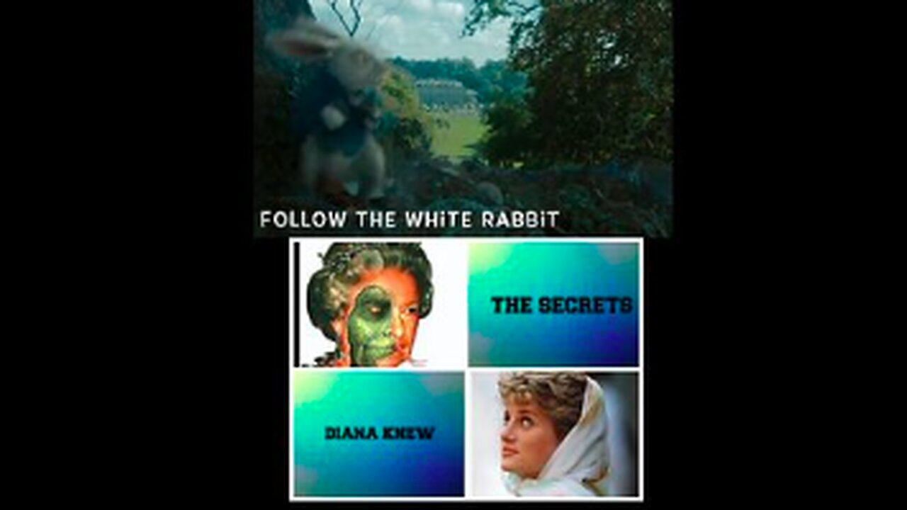 FOLLOW the WHITE RABBIT - THE SECRETS PRINCESS DI KNEW and STILL KNOWS - THE REPTO QUEEN EXPOSED