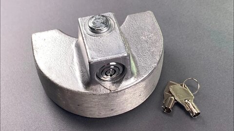 [934] Blaylock Trailer Coupler Lock Picked FAST! (Model TL-34)