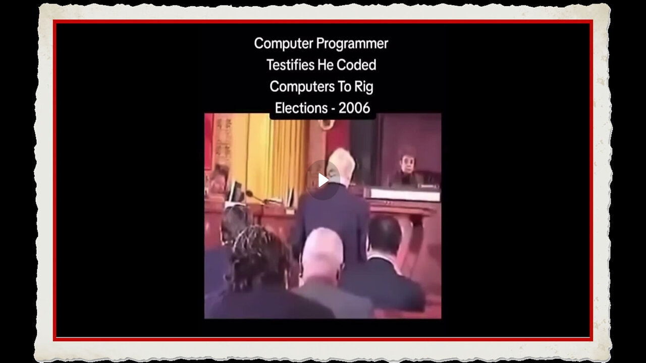 Computer Programmer Testifies He Helped Develop Vote-Flip Software for the 2000 Election