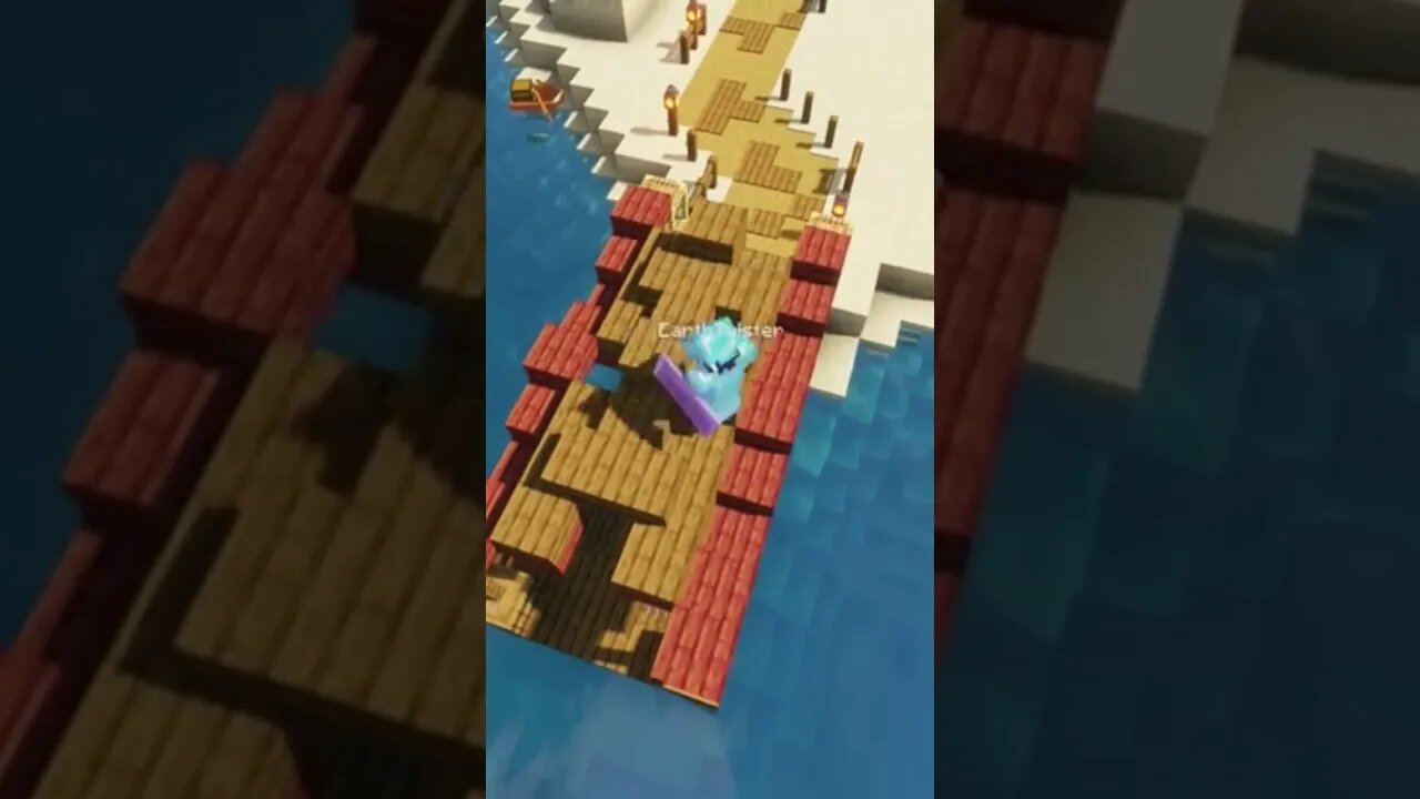 Dock Roof Time lapse #minecraft #shorts