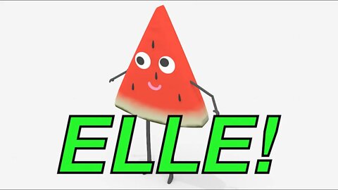 Happy Birthday ELLE! - WATERMELON Birthday Song