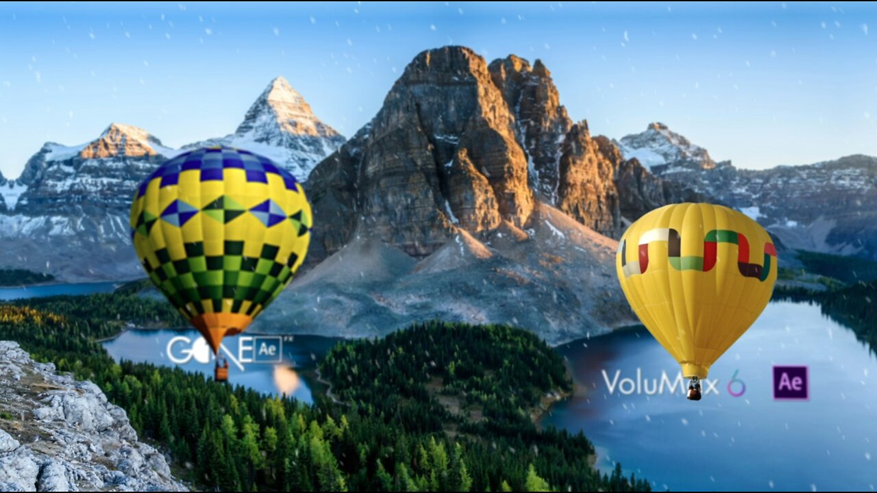 AFTER EFFECTS VOLUMAX 6 - LANDSCAPE | CANADA MOUNTAIN | VOLUMAX 6 3D ANIMATION