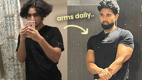 How to get huge arms as an indian