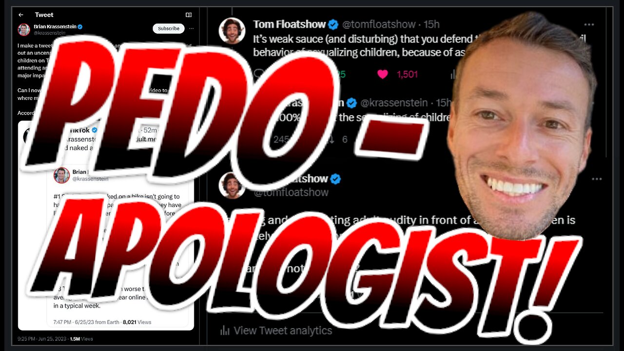 *KRASSENSTEIN PEDO-APOLOGIST ALERT!* | Floatshow [5PM EST]