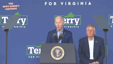 Biden: "I whipped Donald Trump in Virginia and so will Terry."