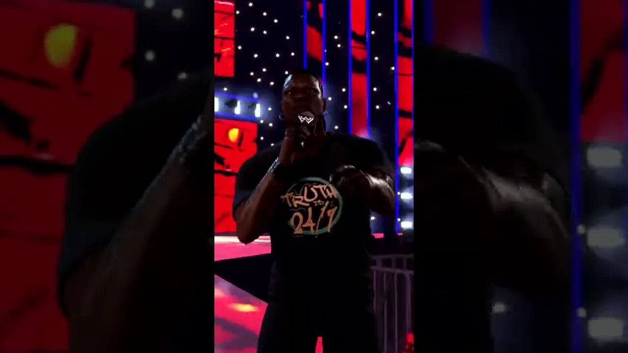 WWE 2k22 R-Truth Entrance #shorts