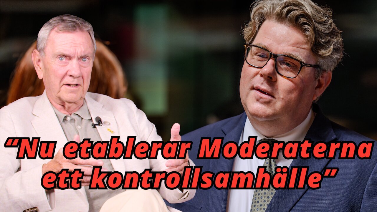 Gunnar Strömmer (M) inför just nu ett omfattande kontrollsamhälle