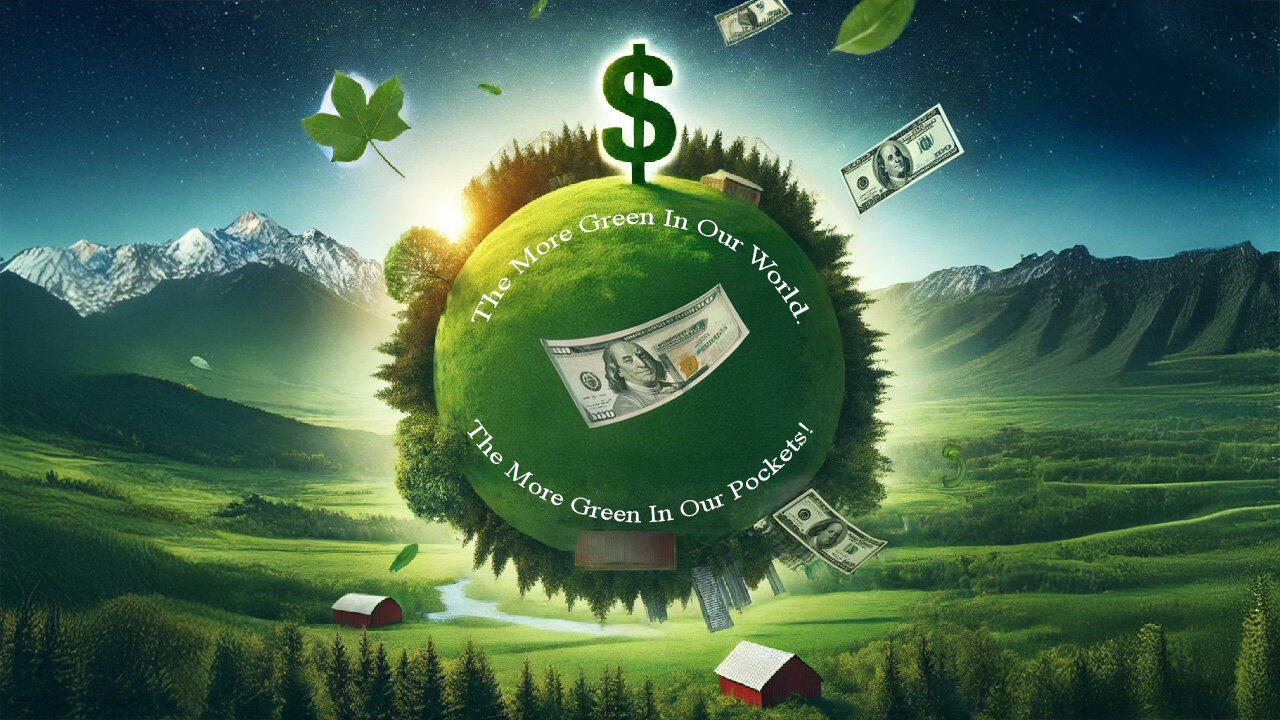 The More Green In Our World, the More Green In Our Pockets!