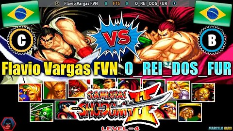 Samurai Shodown II (Flavio Vargas FVN Vs. O_REI_DOS_FUR) [Brazil Vs. Brazil]