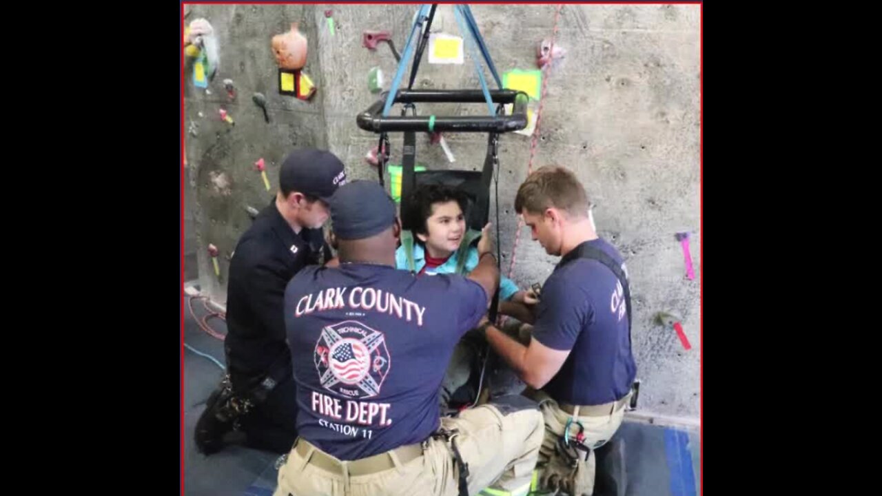 CCFD helps kids embrace rock climbing