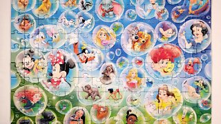 Disney Pixar Bubbles 150 Piece Jigsaw Puzzle Time Lapse