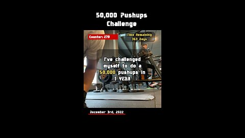 50K Pushups Challenge - Workout 3